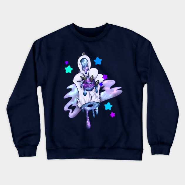 Gooey Galaxy paw } Crewneck Sweatshirt by RoyalPaws